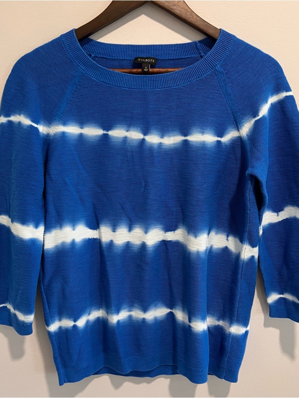 Talbots Vibrant Blue Knit Sweater